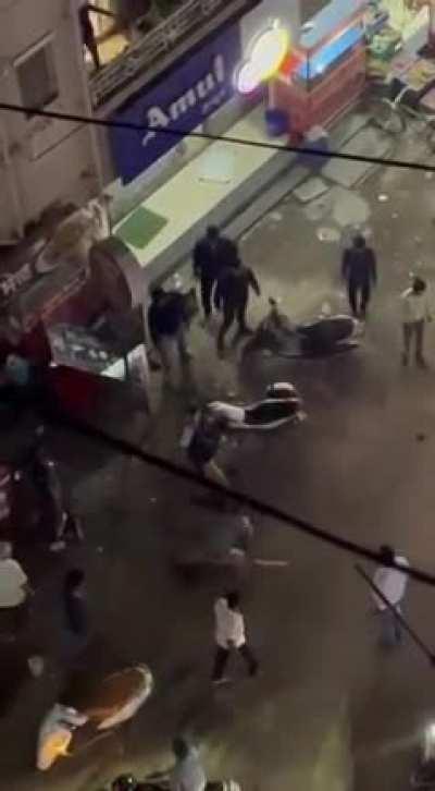 Beat his legs like Rick James