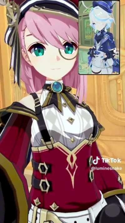 Furina apologizes for her homophobia before her execution.. (@LumineSnake)