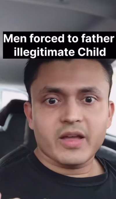 The laws concerning men are a joke