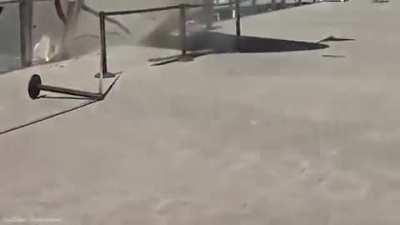 Whale watching boat crashes into dock