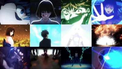 The 4 Protagonists of Type Moon in Gif form