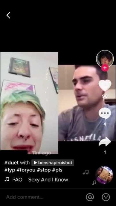 This is why Ben needs a Leftist Tears Tumbler...