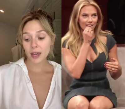 Cuteness Battle: Elizabeth Olsen vs Scarlett Johansson