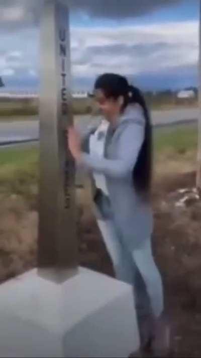 Accidentally entered a war zone.