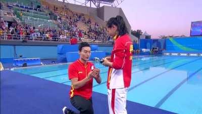 Chinese diver He Zi gets marriage proposal after taking silver in 2012 Rio Olympics