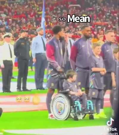 Jude Bellingham steals jacket from kid in wheelchair. Why would he do this?????