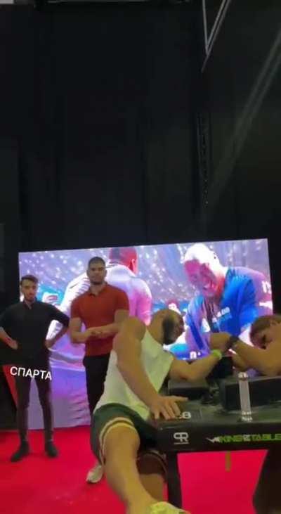 Amazonian arm wrestling can be quite “uplifting”