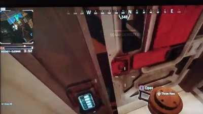 Y THO. Trap was centered and on the ground