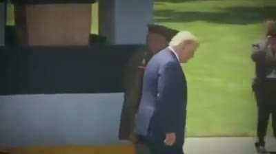 Joe Biden can run and drink water