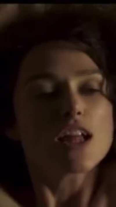 Keira knightley moaning face