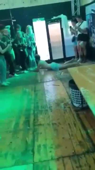 HMB while I slip and slide down these tables