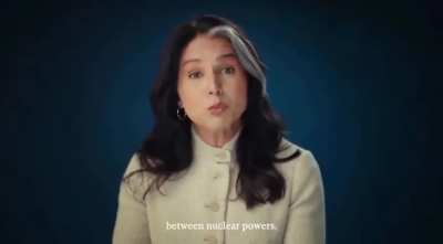 Tulsi Gabbard releases a video claiming that “political elites” want a nuclear war with Russia because they have sophisticated bomb shelters that will help them survive it.