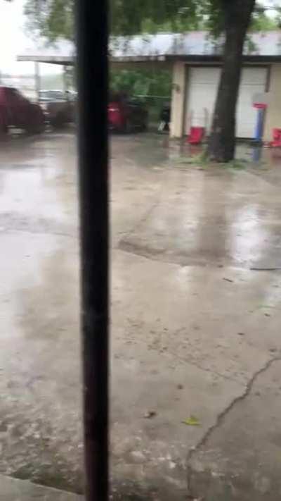 Much needed rain. It&rsquo;s been 100 degrees for almost a month straight!!