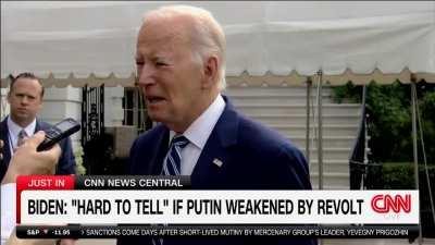UA POV: President Joe Biden says Russian President Vladimir Putin 