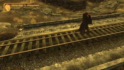 Escaping a Deathclaw in Fallout: New Vegas