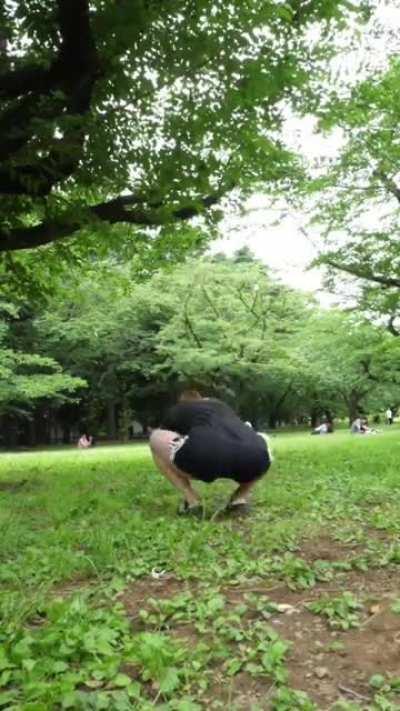 Trying to knock down a ball with another