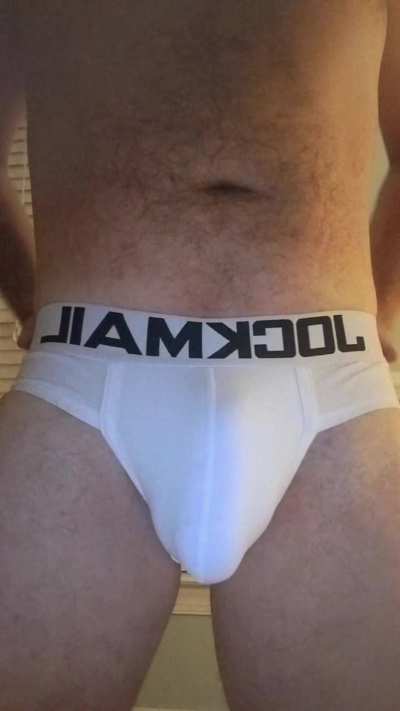 6 months ago, I never heard of Jockmail, now I love stuffing my fat cock in them