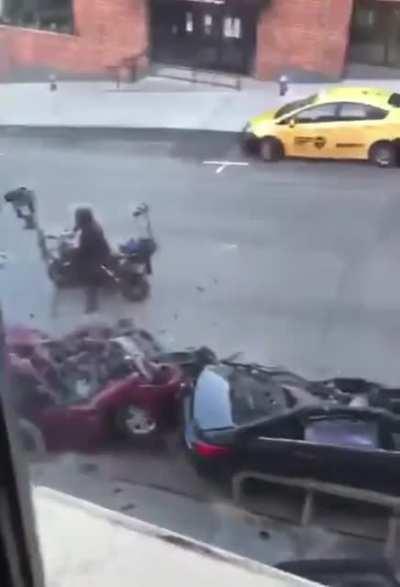 Shang chi train scene from neighborhood