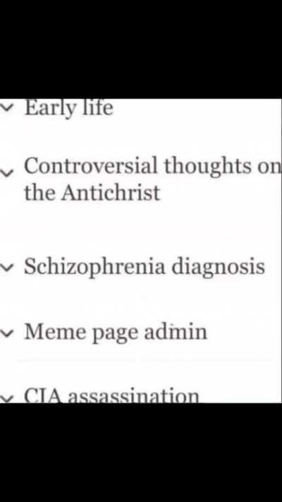 My life in a nutshell