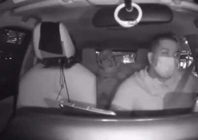 WCGW Opening Uber Car Door without looking