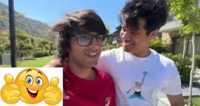 Sourav Joshi celebrating Valentines Day with his love 👨‍❤️‍👨