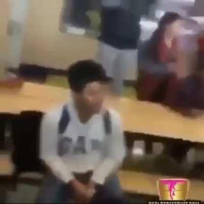 Bully gets what he asked for. 