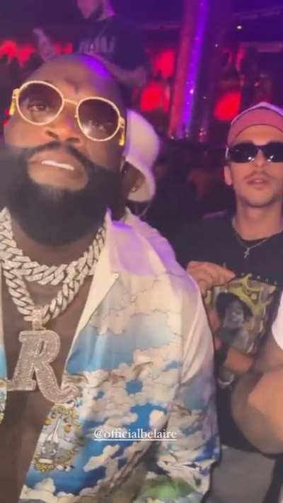 KAWHI LEONARD IN THE CLUB WITH RICK ROSS