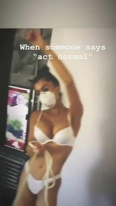 I don't know what she thought when she did this