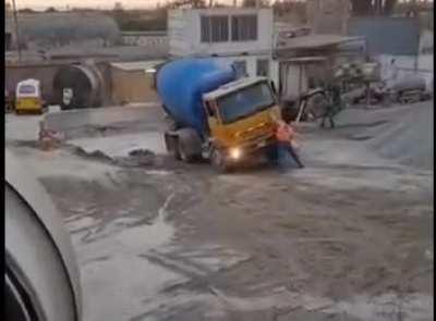 Камазик перебрал