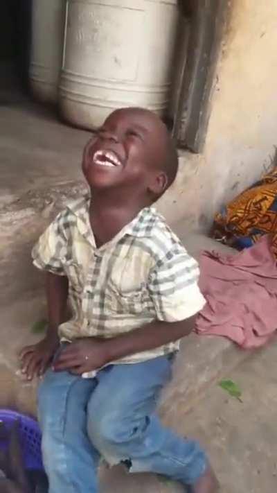 Ghana's 7-year-old Albert Ofosu Nketia has become an internet sensation following a viral video of him crying then laughing. His uncle recorded the video, but didn't post it. He sold his phone, then the video was shared online by the buyer.