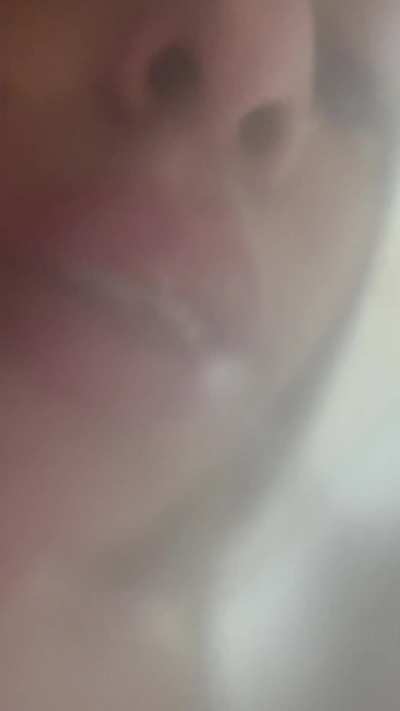 I love covering your face with all my spit…