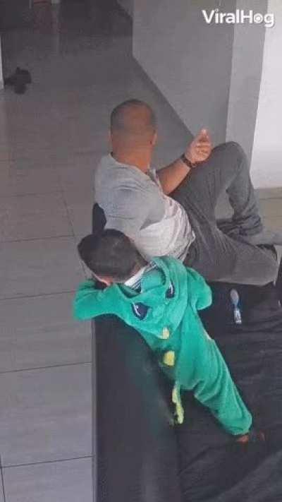 Well at least he got some moves.