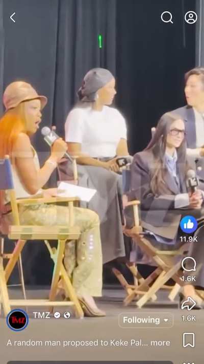 Random guy proposes to actress, Keke Palmer, who obviously said no
