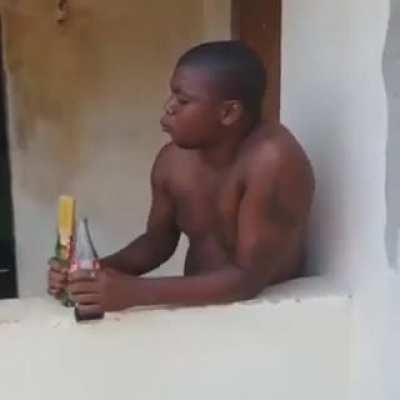 eating raw uncooked pasta you just found after being on the edge of dying for an hour