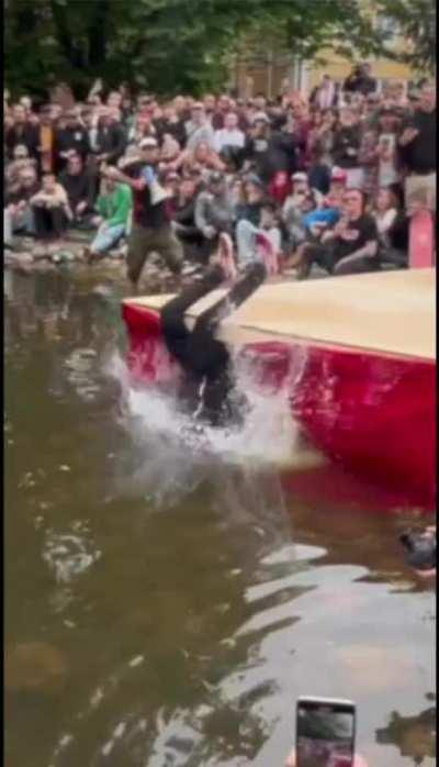 Skater breaks both legs in failed jump