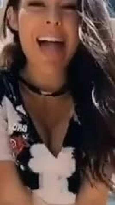 squeezing them together