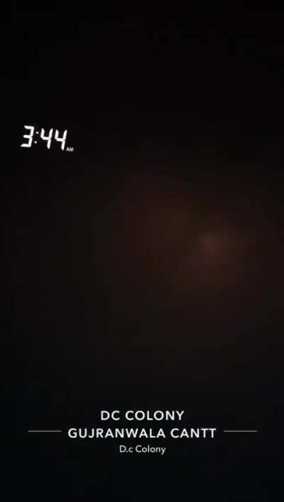 An Indian drone intercepted by Pakistan's Air Defence.