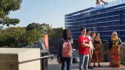 The wicked flee from the holy