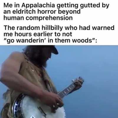 eldritch being moment