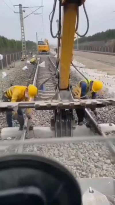 Railway line refurbishment process