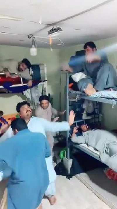 Just the dudes waking up