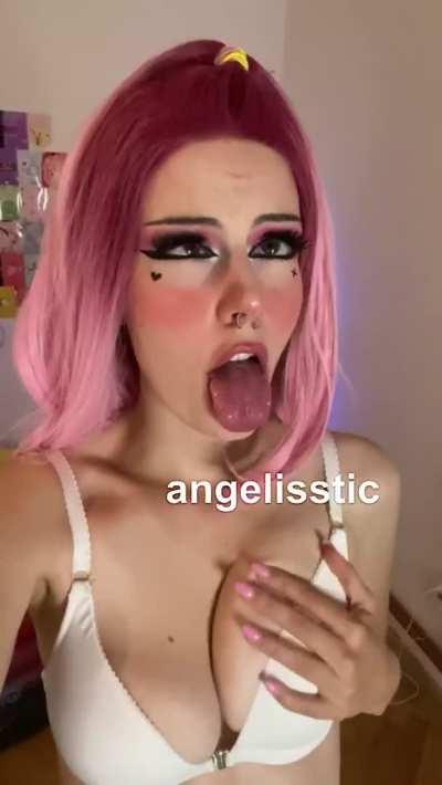 spontaneous ahegao while getting dressed 😜👅