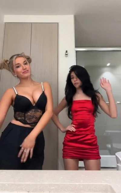 Breckie Hill and Rachel Brockman