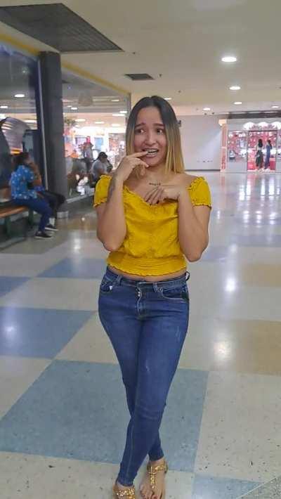 atleast 5 people saw me flashing in the mall