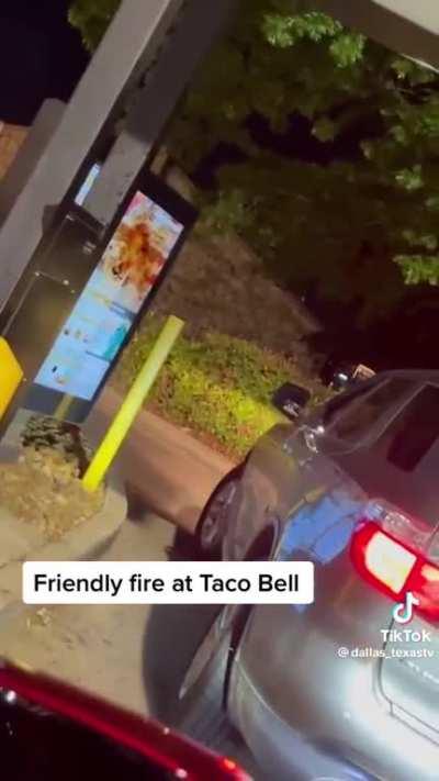 Having a normal one at the Taco Bell drive thru