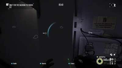 one second before disaster