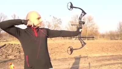 Dude broke his bow with dry fire