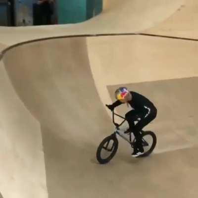 This smooth BMX slide