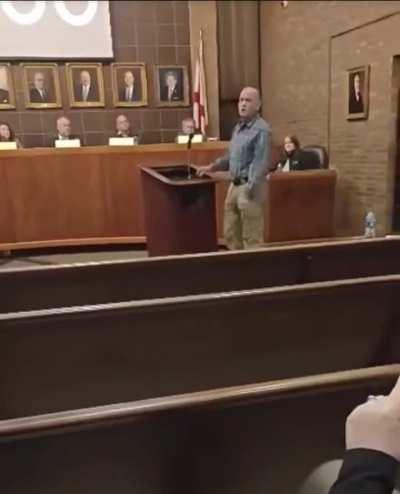 Alabama man loses it over people having “sex outside of man and woman in holy matrimony” and the “persecution” of Christians