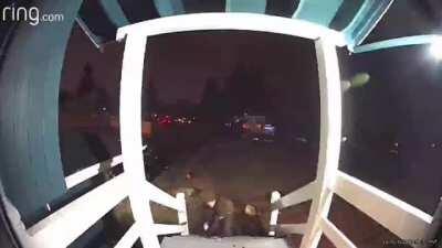 HMB While I deliver this package.